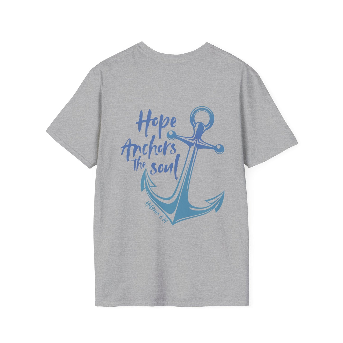 Anchor Hope Unisex T-Shirt with Hebrews 6:19 Design