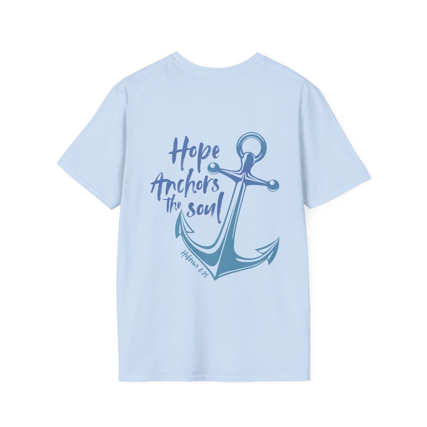 Anchor Hope Unisex T-Shirt with Hebrews 6:19 Design