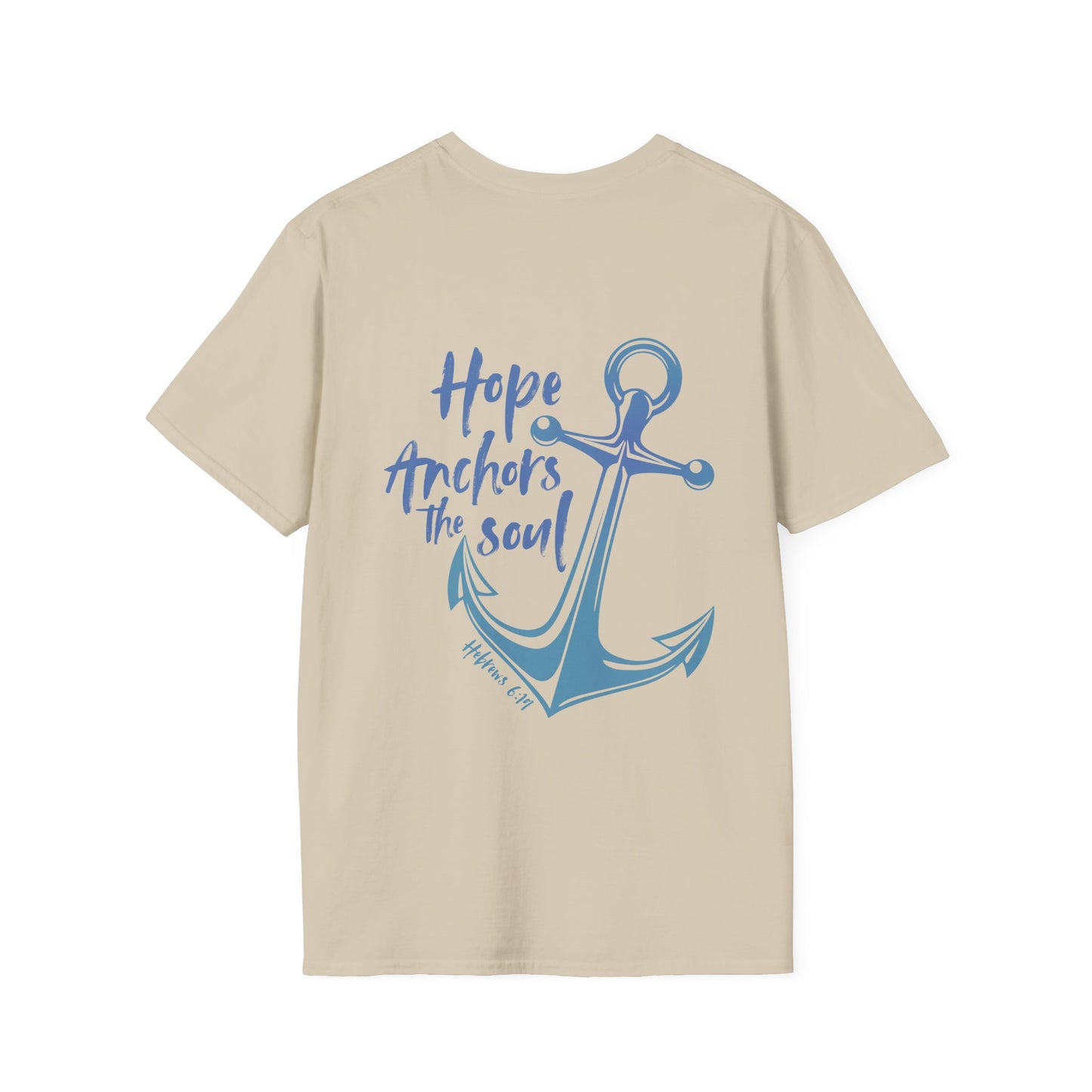 Anchor Hope Unisex T-Shirt with Hebrews 6:19 Design