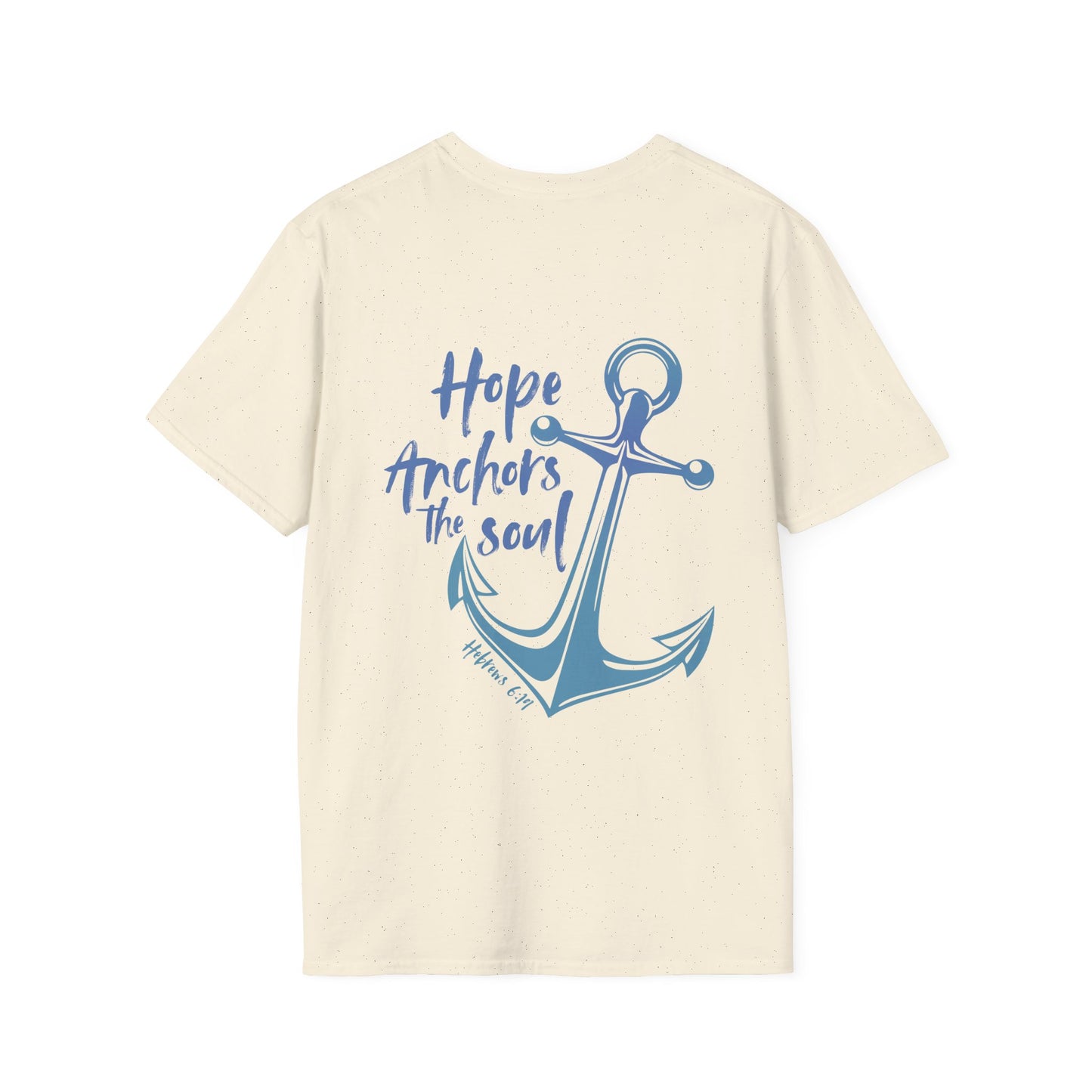 Anchor Hope Unisex T-Shirt with Hebrews 6:19 Design