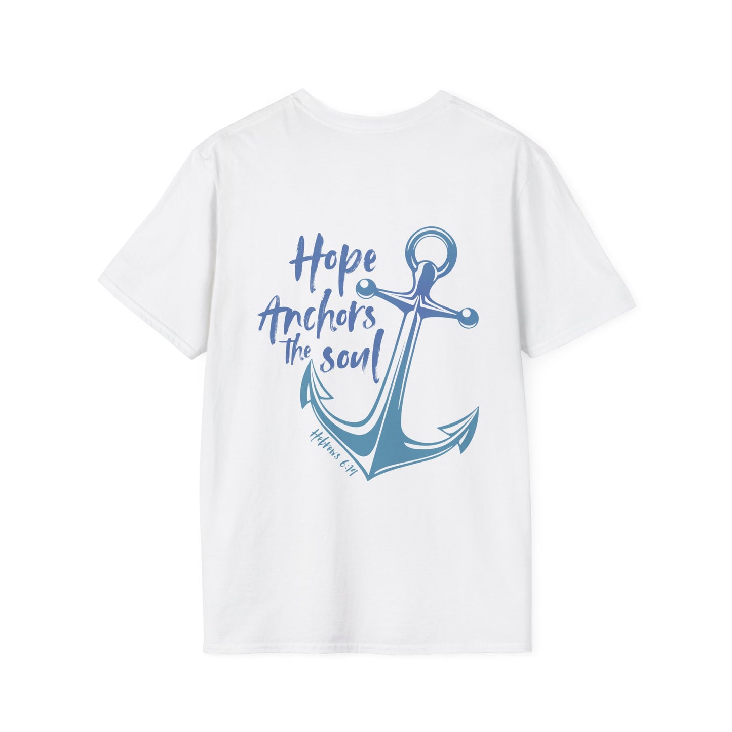 Anchor Hope Unisex T-Shirt with Hebrews 6:19 Design