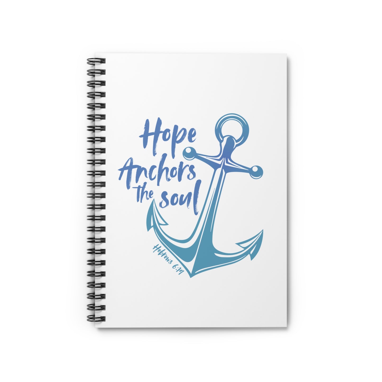 Journal - Anchored in Christ with Hebrews 6:19, Ruled Line