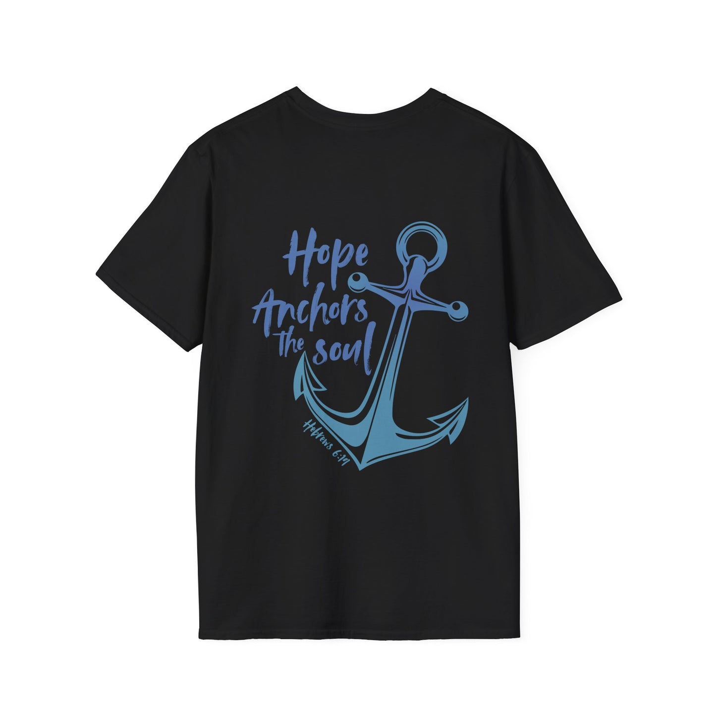 Anchor Hope Unisex T-Shirt with Hebrews 6:19 Design