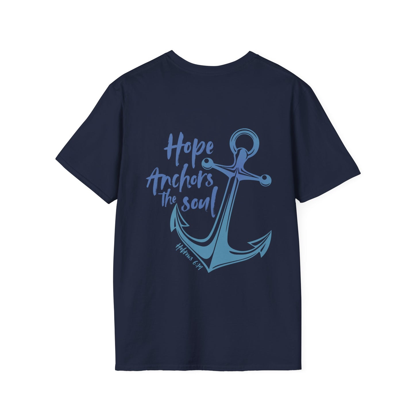Anchor Hope Unisex T-Shirt with Hebrews 6:19 Design