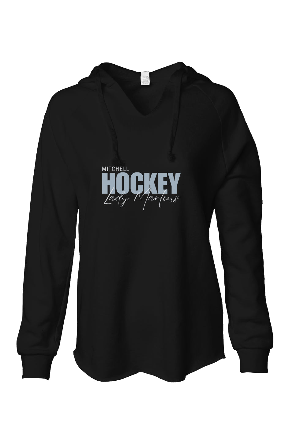 Lady Marlins Womens Lightweight Wash Hooded Sweat