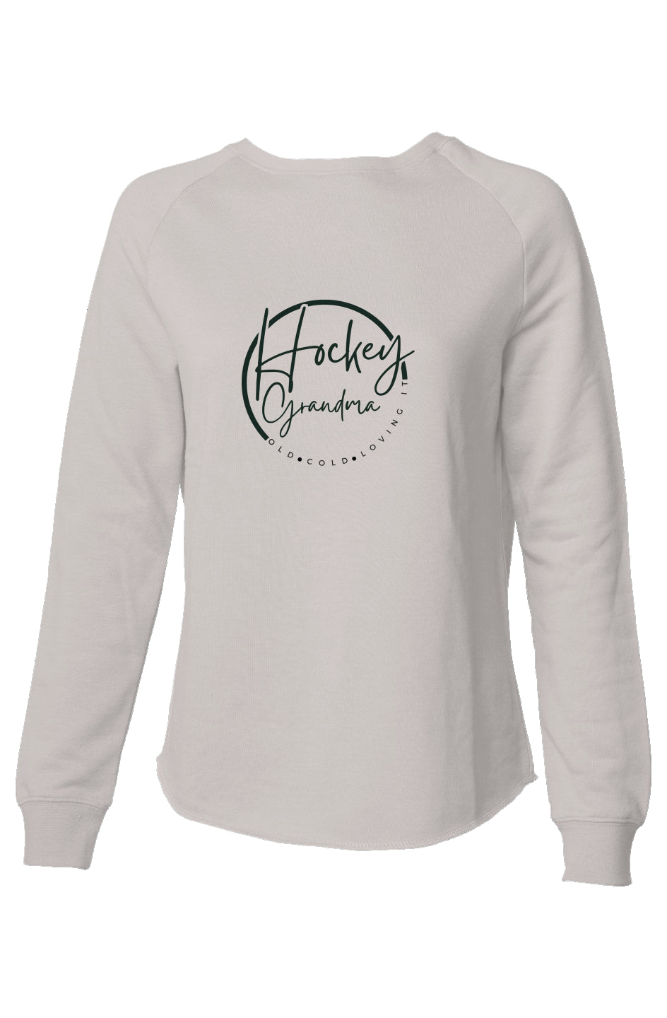 Womens Lightweight Wash Sweatshirt - Circle Gma -