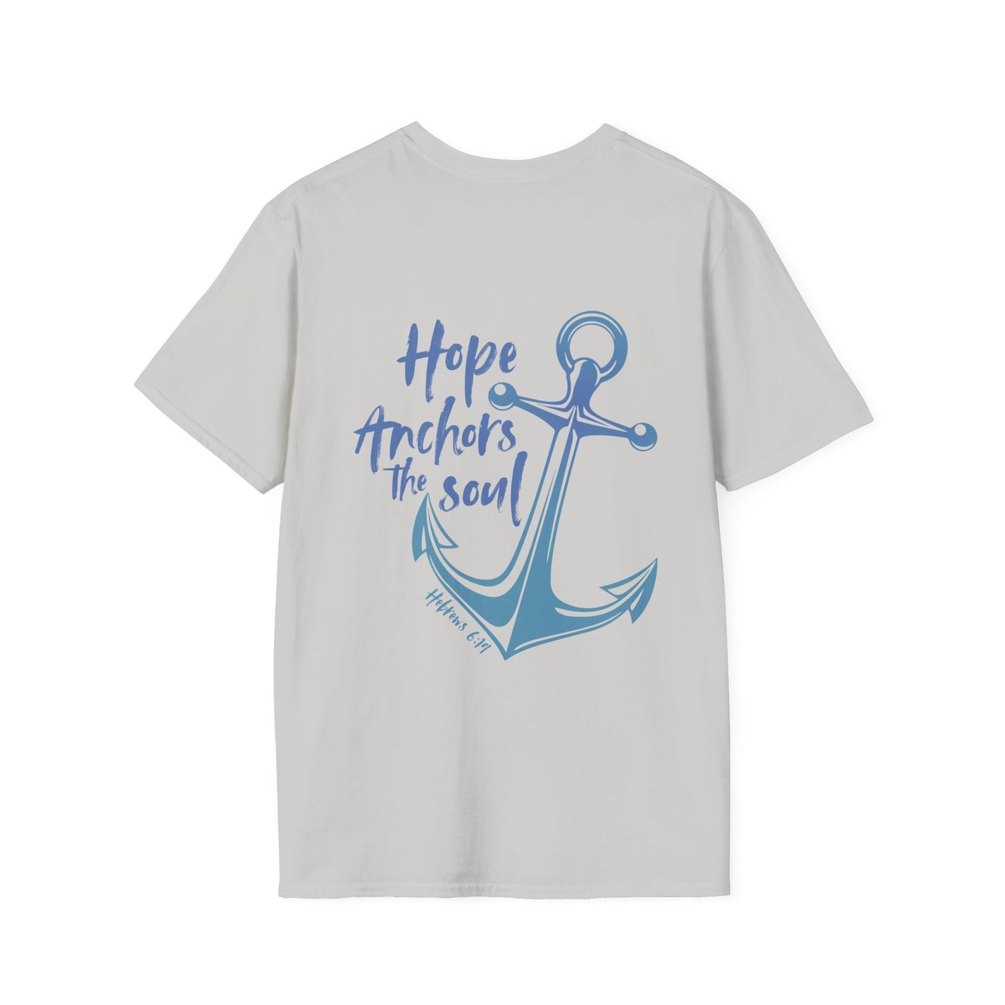 Anchor Hope Unisex T-Shirt with Hebrews 6:19 Design