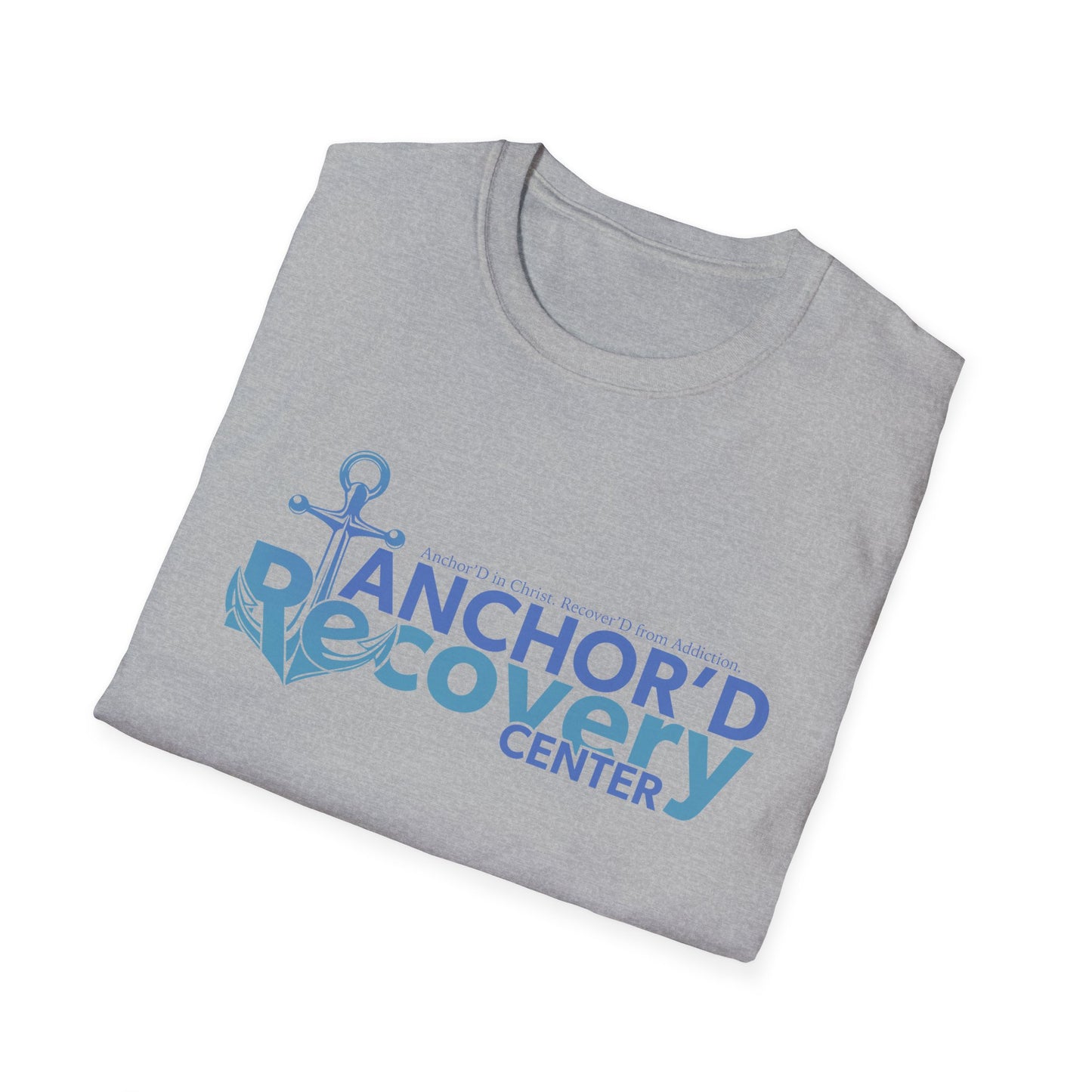 Anchor'd Recovery Center Unisex Softstyle T-Shirt | Recovery Support Tee