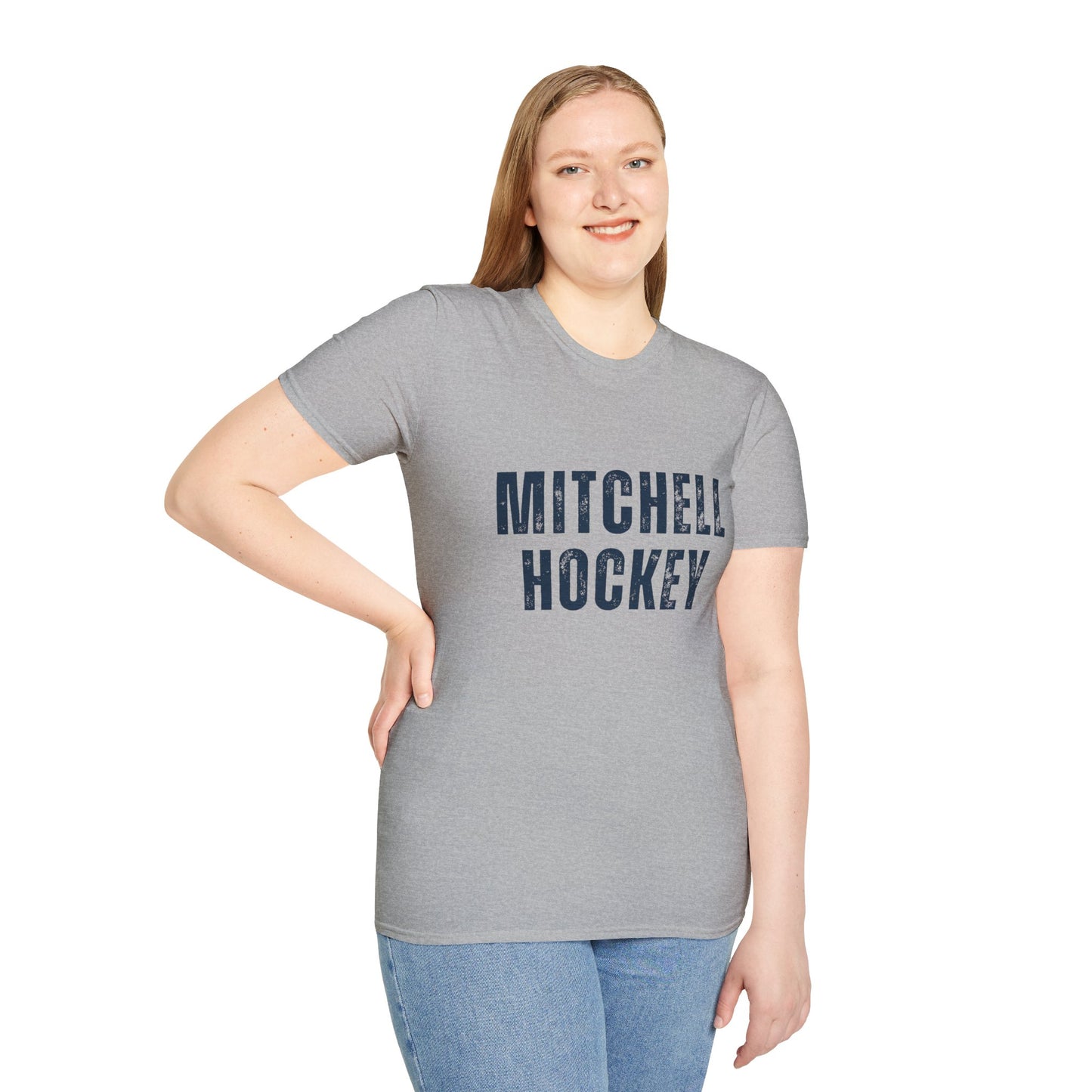 Mitchell Hockey T-Shirt — Vintage Athletic Hockey Tee
