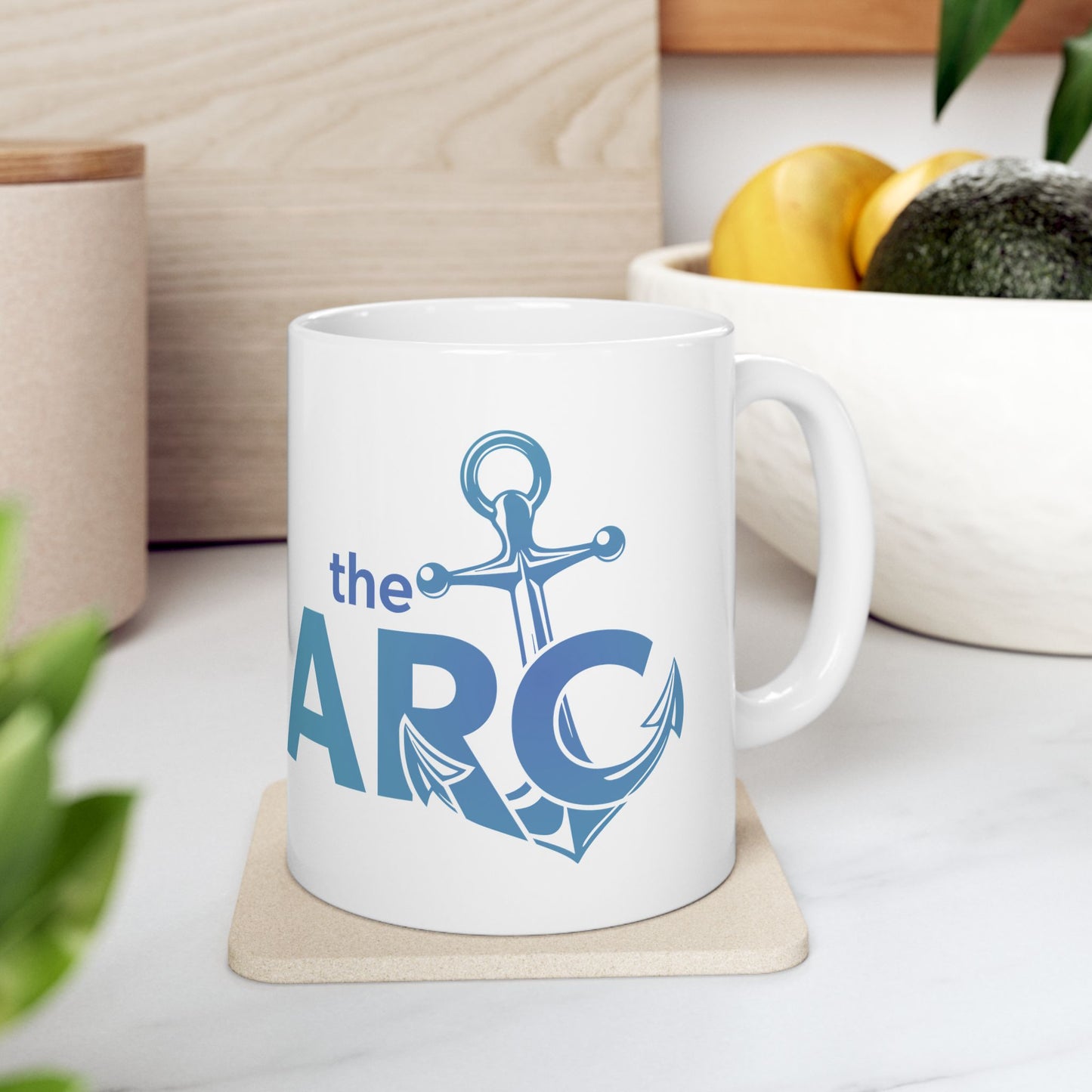 Anchor'd Inspirational Ceramic Mug | Bible Verse Gift |