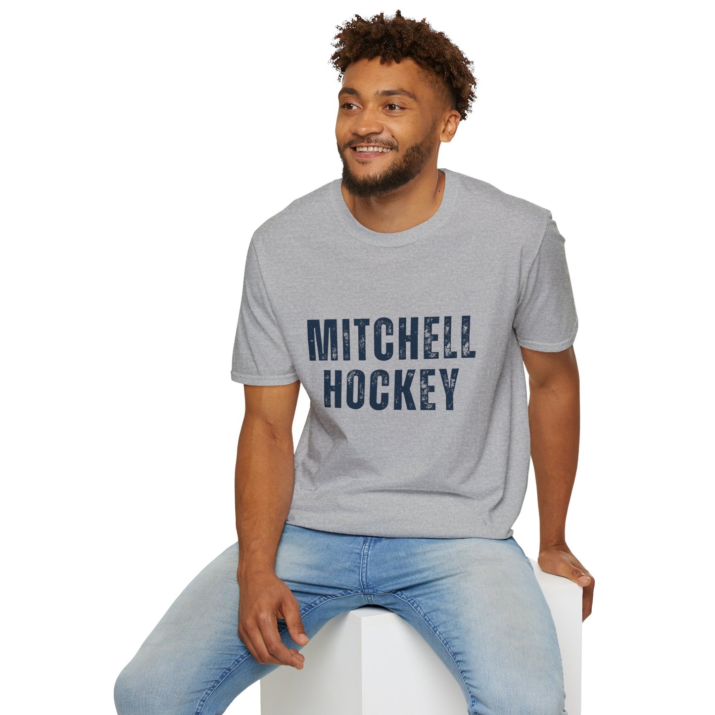 Mitchell Hockey T-Shirt — Vintage Athletic Hockey Tee