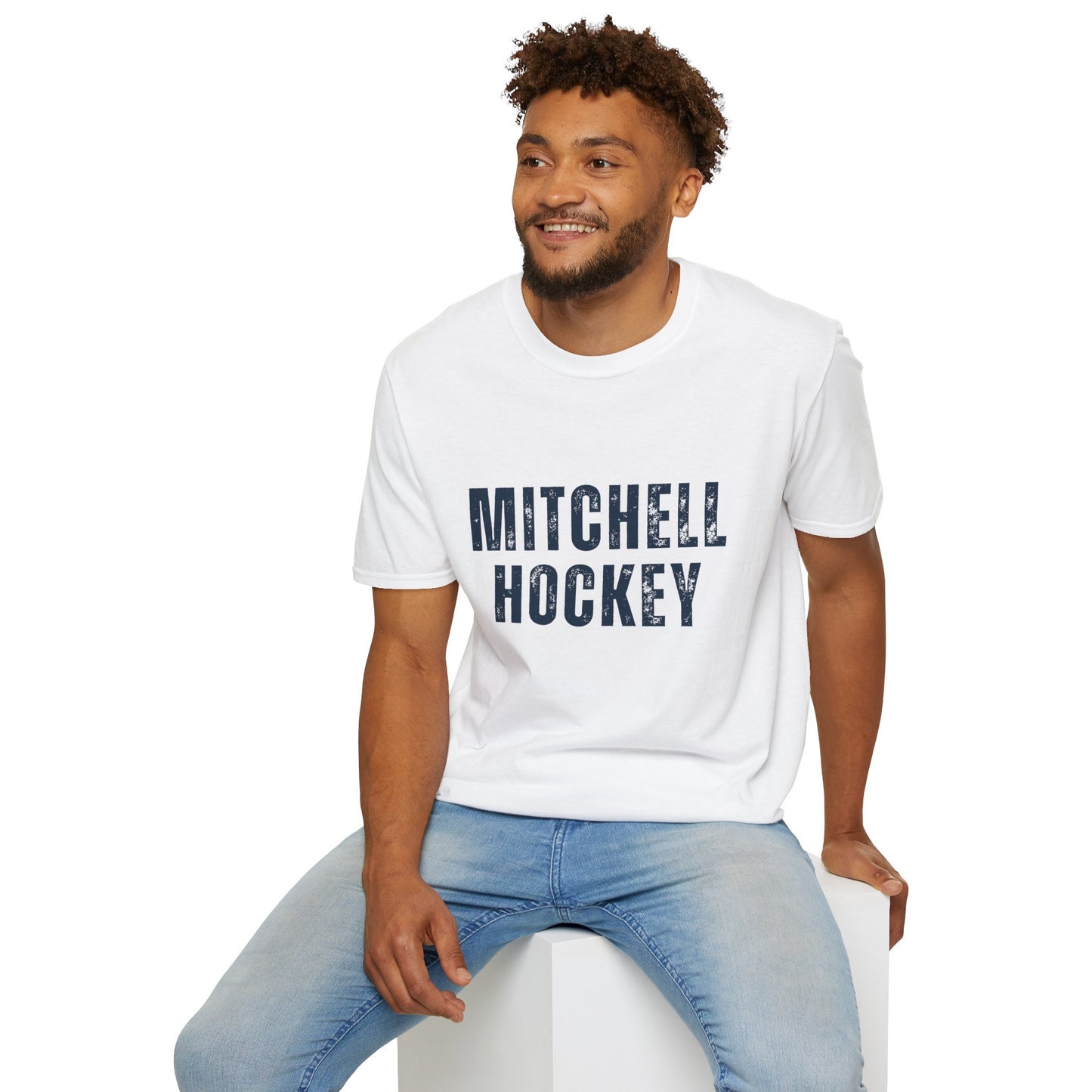 Mitchell Hockey T-Shirt — Vintage Athletic Hockey Tee