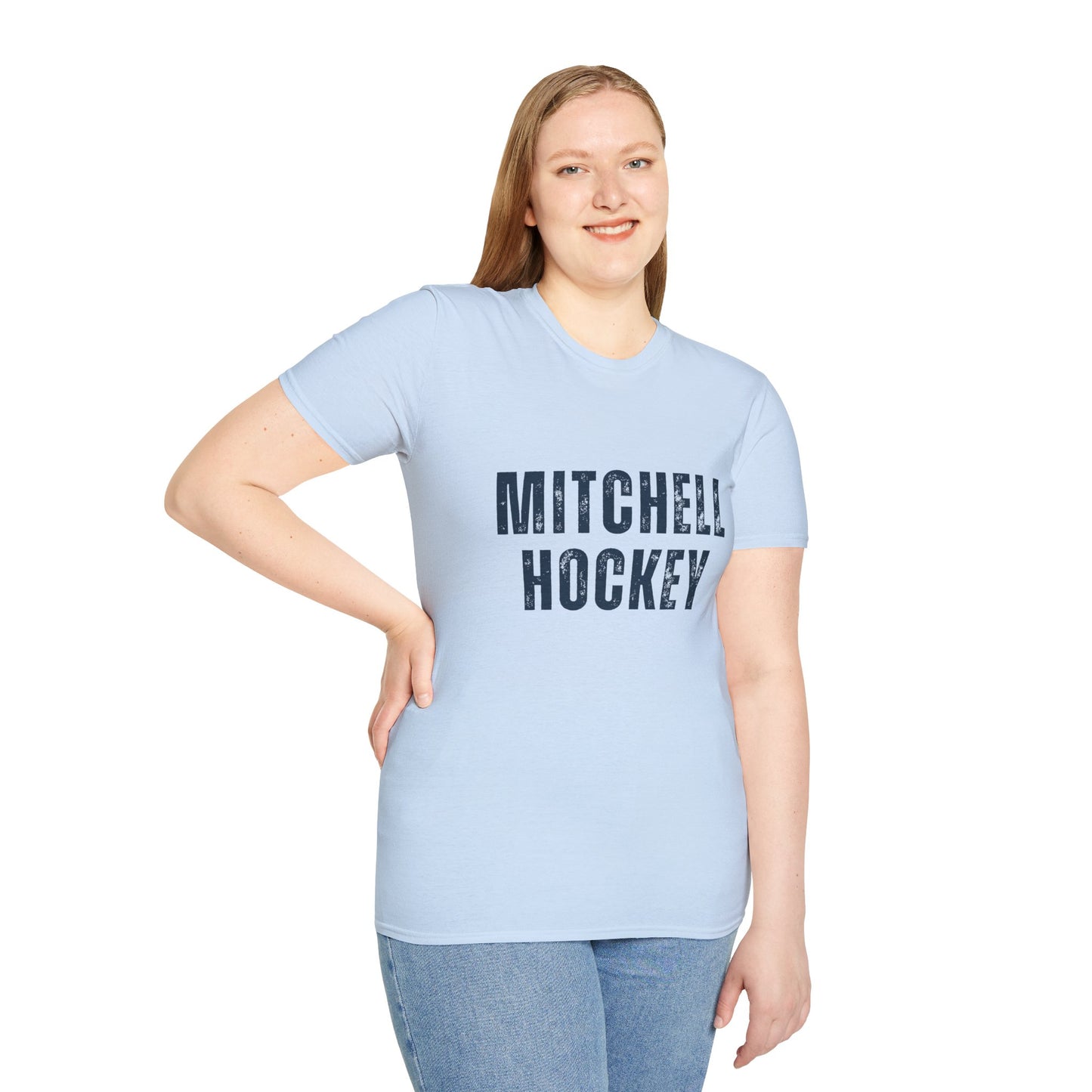 Mitchell Hockey T-Shirt — Vintage Athletic Hockey Tee