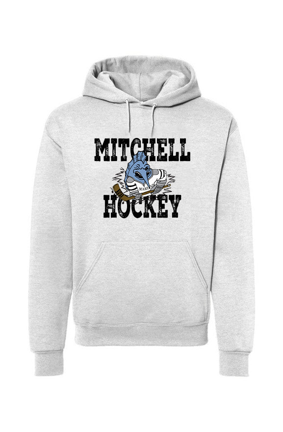 Mitchell Hockey Hooded Sweatshirt - OG Fish Ash