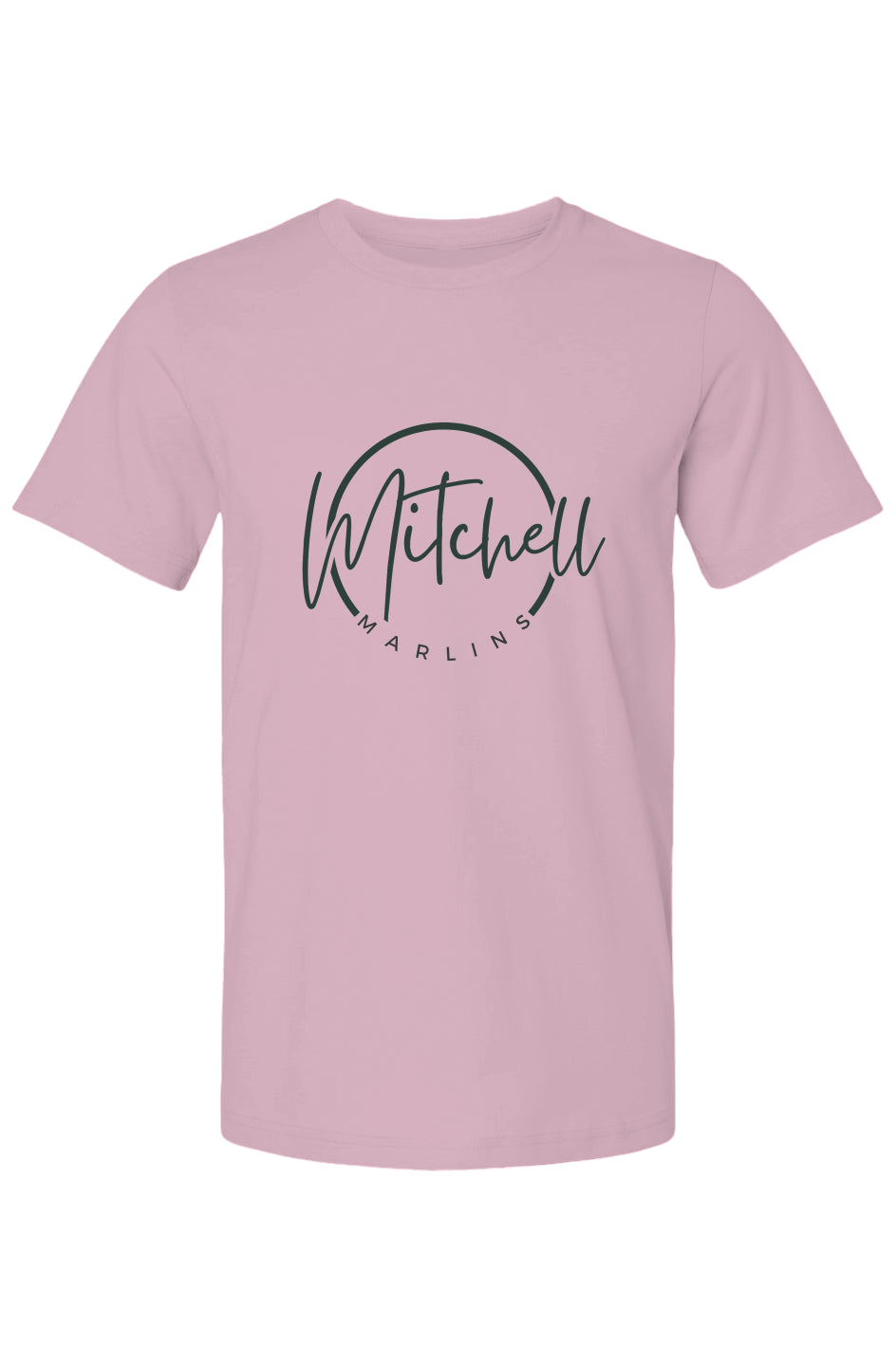 Bella Canvas T Shirt - Circle Mitchell - Pink