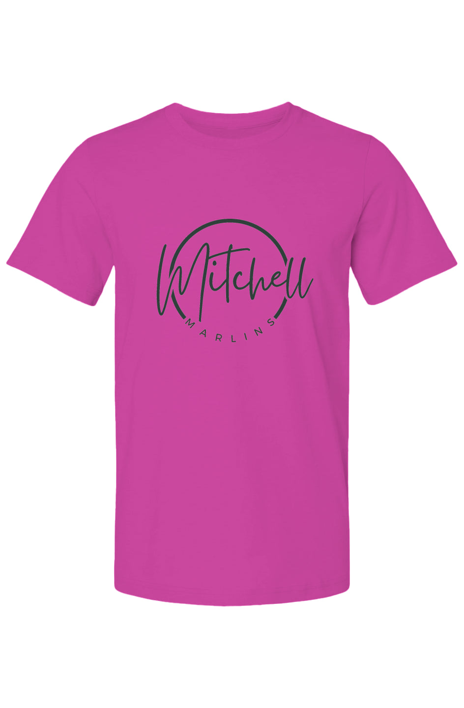 Bella Canvas T Shirt - Circle Mitchell - Berry