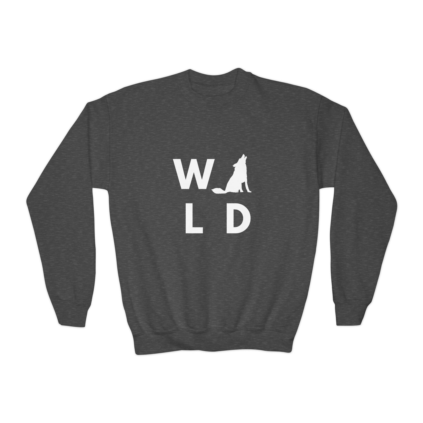 Youth Crewneck Sweatshirt — Classic White Kids Pullover