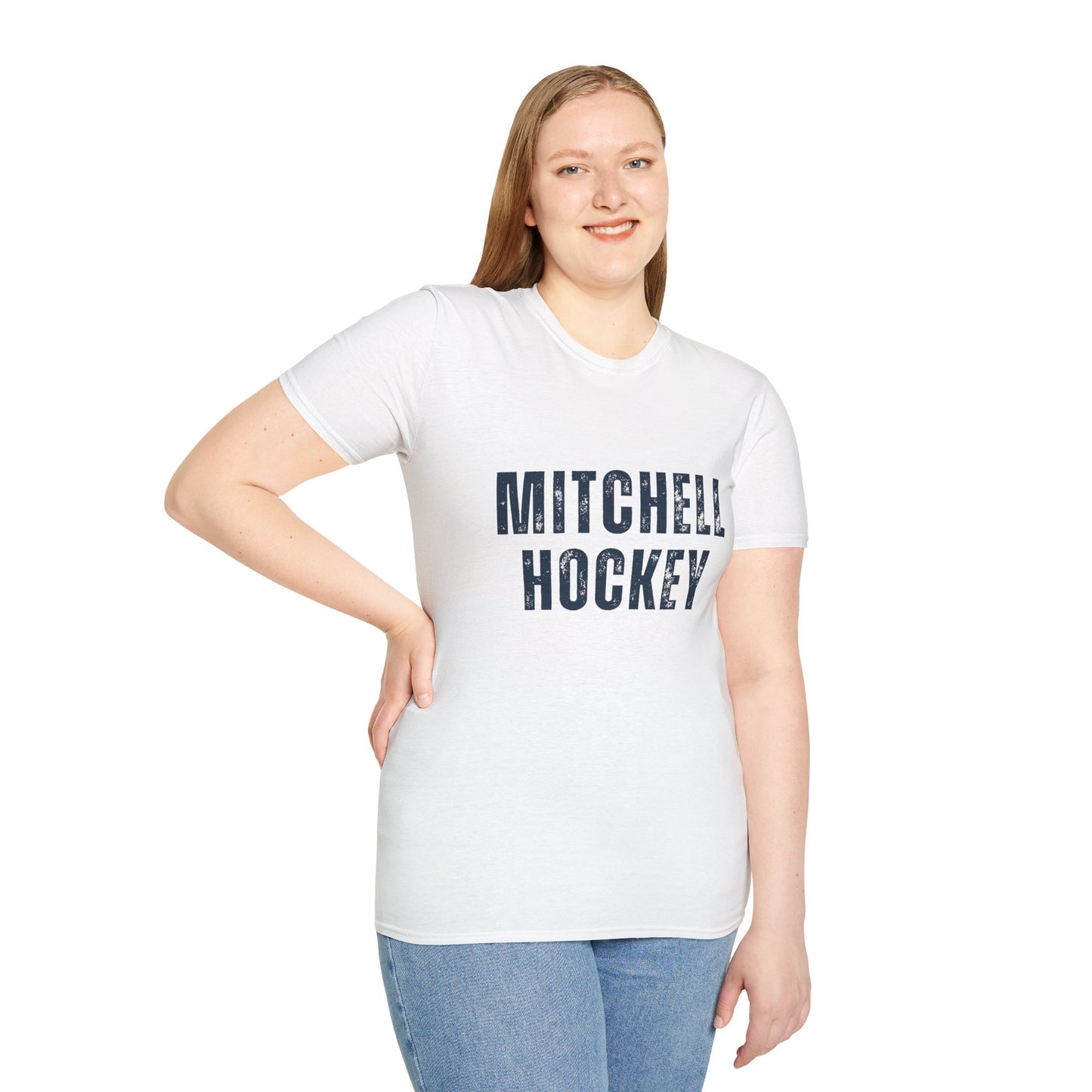 Mitchell Hockey T-Shirt — Vintage Athletic Hockey Tee