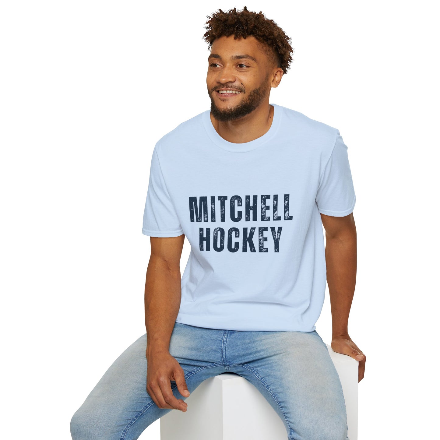 Mitchell Hockey T-Shirt — Vintage Athletic Hockey Tee